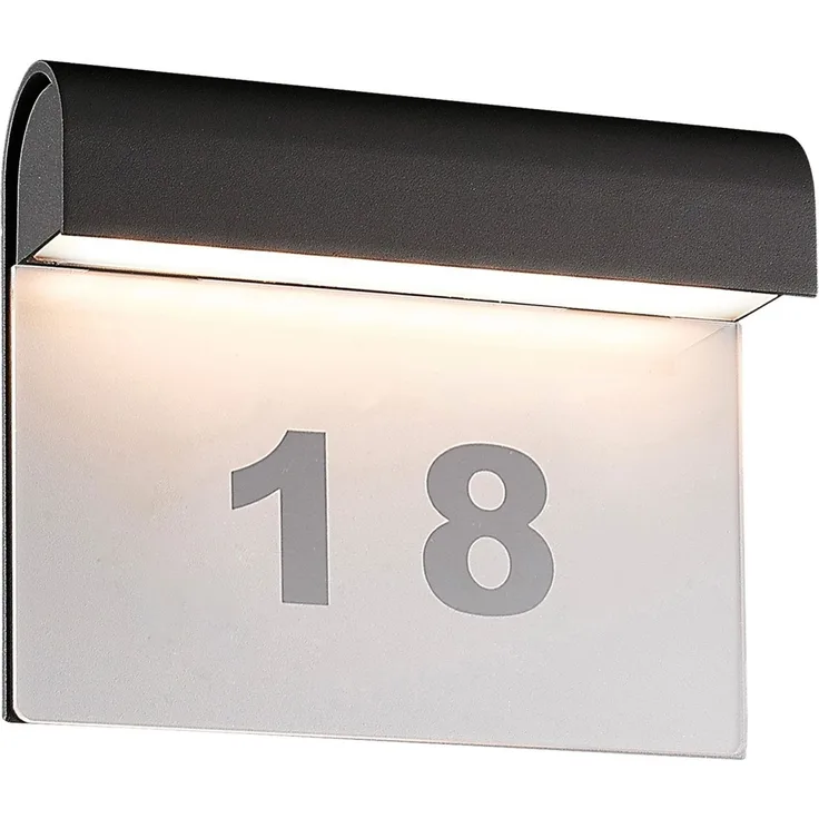Außenwandleuchte LED Wandleuchte Außen Wandlampe Wandstrahler Anthrazit 1225997