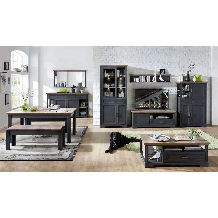 Couchtisch Jena / Jasmin, Holzfarben, 120 x 45 x 67 cm – Bild 3