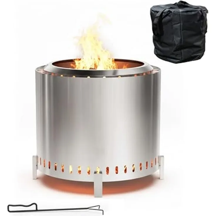 Feuerschale ohne Rauch 45 x 49 cm 10053328