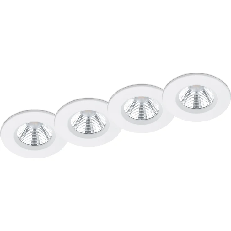 4er SET IP65 LED Deckeneinbaustrahler Weiß rund, dimmbar, Ø 8,5cm – Bild 2