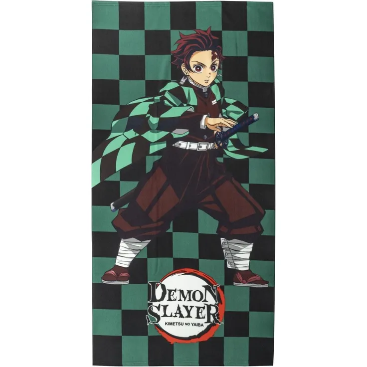 Demon Slayer Handtuch Badehandtuch Strandtuch 70x140 cm aus Polyester