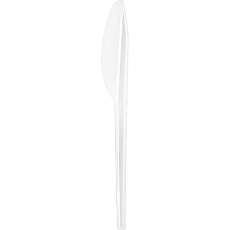 240 Stück Kunststoff Messer Mehrweg Plastikmesser Plastikbesteck Plastik 20x 12er Set