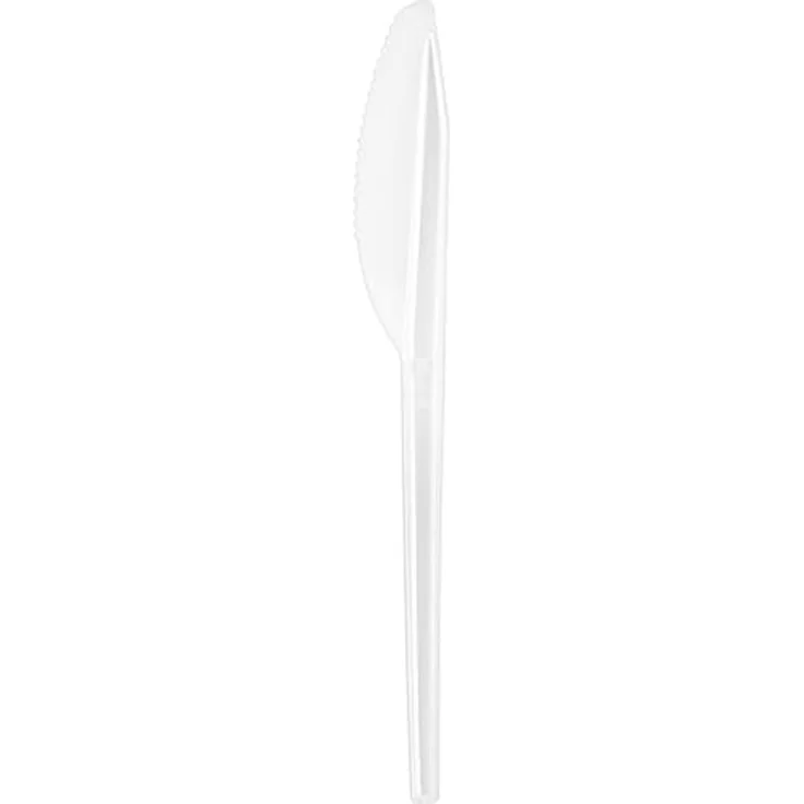 240 Stück Kunststoff Messer Mehrweg Plastikmesser Plastikbesteck Plastik 20x 12er Set – Bild 1