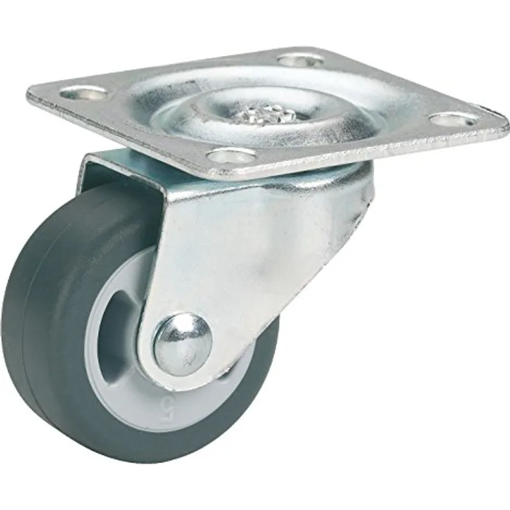Lenkrolle mit Platte 30 x 14 mm, Tragkr. 20 kg