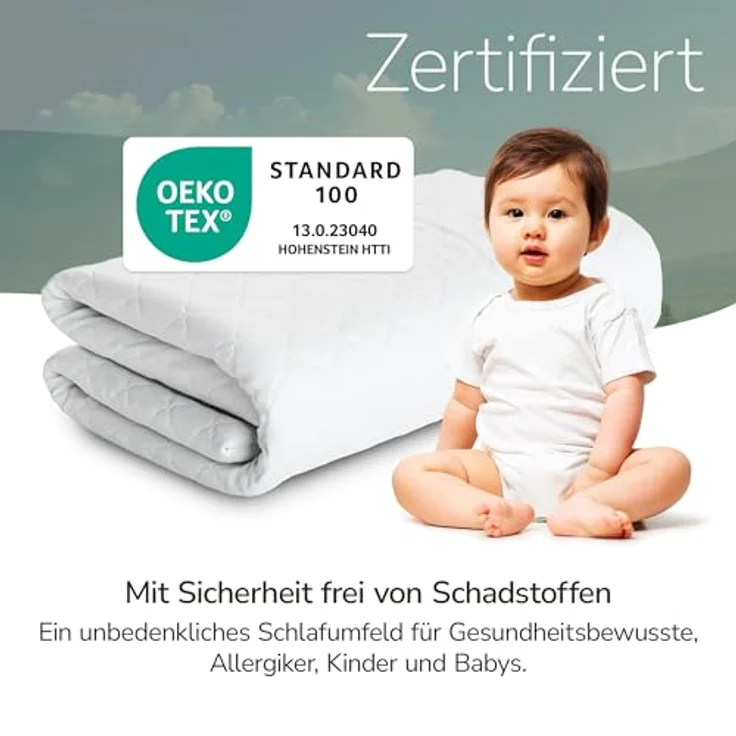 MSS e.K. Matratzenbezug "CLASSIC" 80 x 190 x 5 cm"" – Bild 5