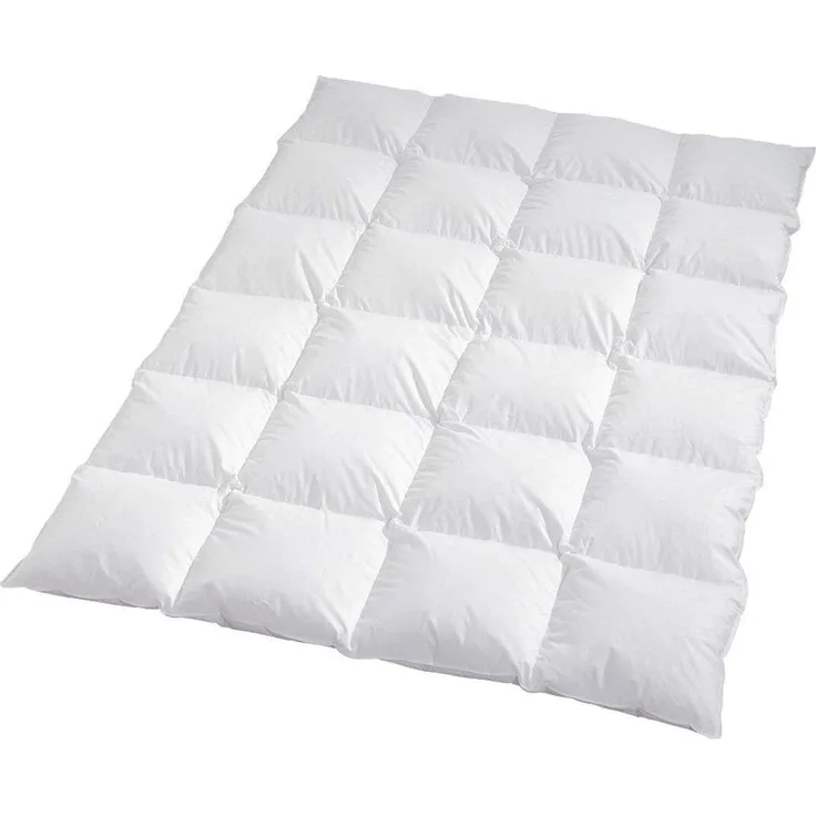 Traumschlaf Daunendecke Arktis warm, Füllung: 90% Daunen, 10% Federn|135x200 cm