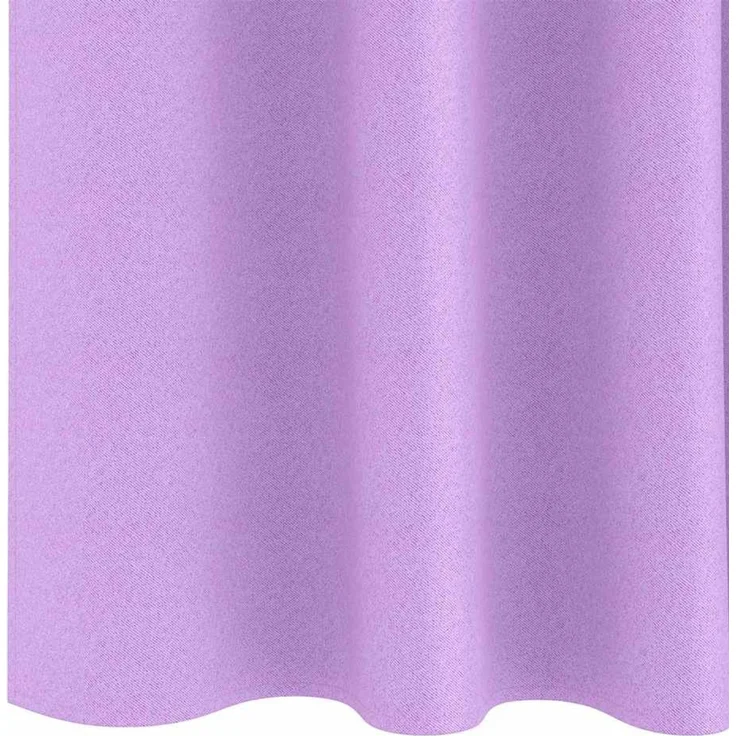 vidaXL Verdunkelungs-Vorhänge mit Ringen 2 stk. Lila 225 x 140 cm 4107490 – Bild 6