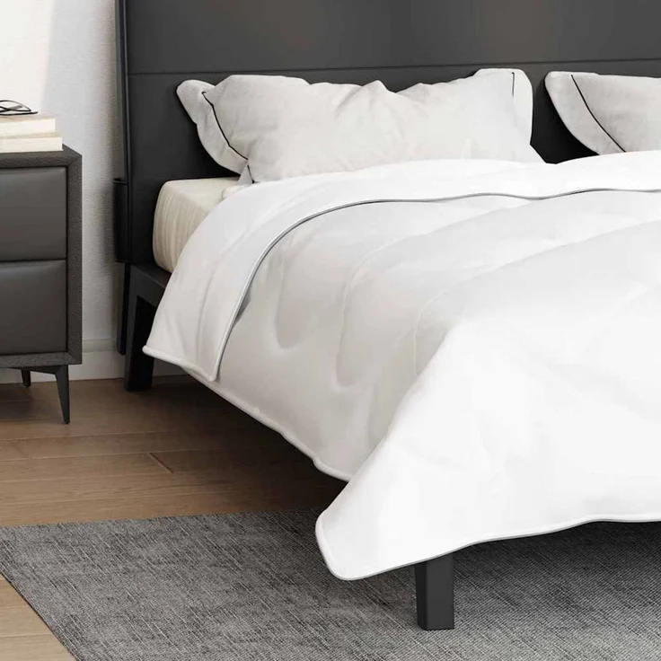 vidaXL 2-in-1 Bettdecke 260 x 220 x 10 cm Winter Polyester Weiß 42007791 – Bild 5