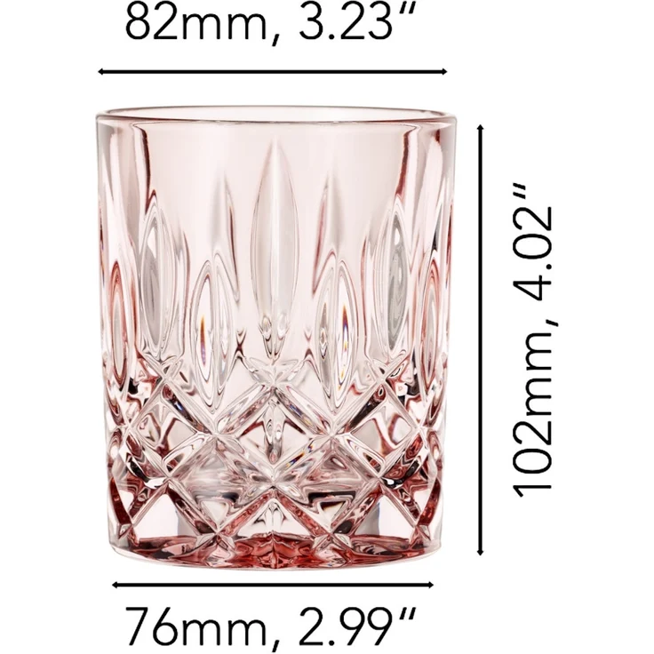 NACHTMANN 104194 NOBLESSE Whisky Tumbler PEACH 4er Set – Bild 2
