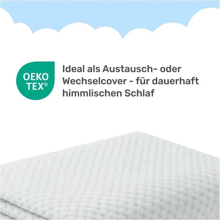 Dailydream Matratzentopper Cover Cool Touch 90x200 | Kühlender Ersatzbezug für Topper | SENSICE™-Technologie | rutschfest, atmungsaktiv & waschbar | 60% Polyester, 40% Viskose | OEKO-TEX® zertifizie – Bild 4