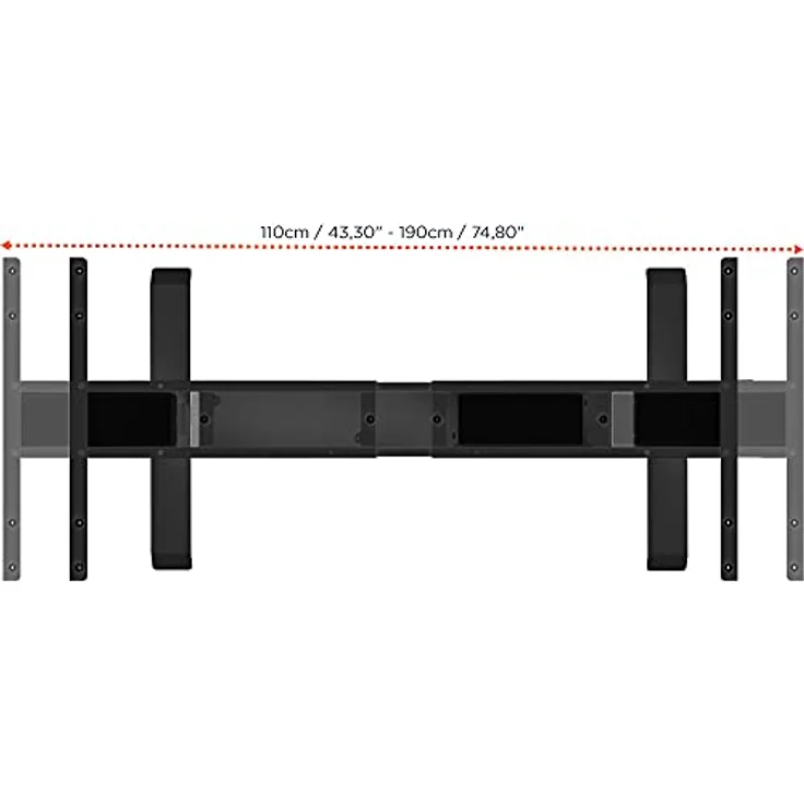 celexon Professional eAdjust-58123, elektrisch höhenverstellbarer Schreibtisch schwarz mit HPL Tischplatte 175 x 75 cm, Dual-Motor, 3 speicherbare Höhenpositionen, Anti-Kollisionsfunktion – Bild 5