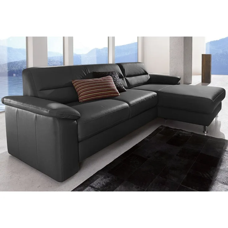 sit&more Ecksofa Ascara L-Form, inklusive Boxspring/Federkern-Polsterung, wahlweise mit Bettfunktion