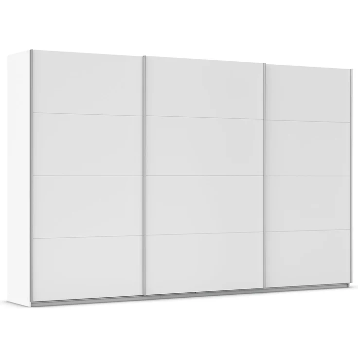 Rauch Möbel Kulmbach, Kleiderschrank mit Schwebetüren für Schlafzimmer, Kinderzimmer, Jugendzimmer, Garderobe, Flur, 3-türig, Zubehör Basic, Farbe Weiß, Breite 360 cm