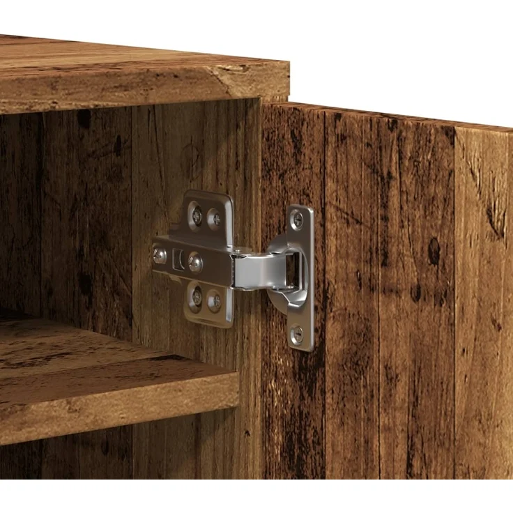 vidaXL Schuhschrank Altholz-Optik 60x35x92 cm Holzwerkstoff 856698 – Bild 7