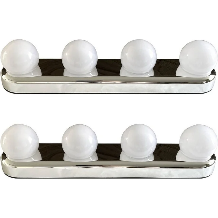 HAC24 LED Spiegelleuchte 2er Set LED Spiegellampe Spiegel Kosmetik Make Up Leuchte, mit Saugnäpfen – Bild 5