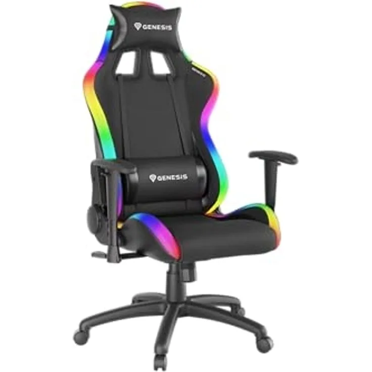 Genesis Trit 500 RGB Büro Stuhl - PU-Leder - Bis zu 120 kg