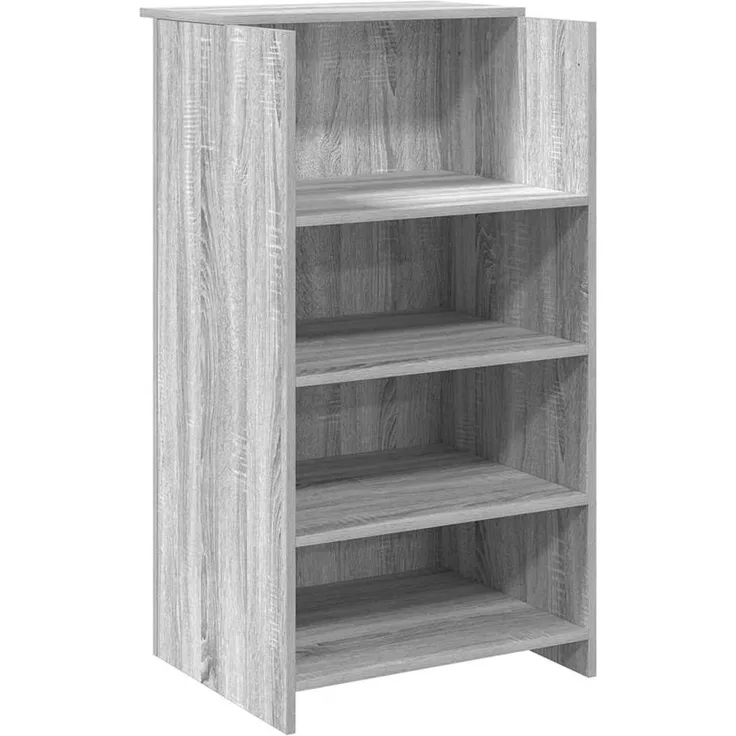 vidaXL Empfangstheke Grau Sonoma 55x50x103,5 cm Holzwerkstoff 859020