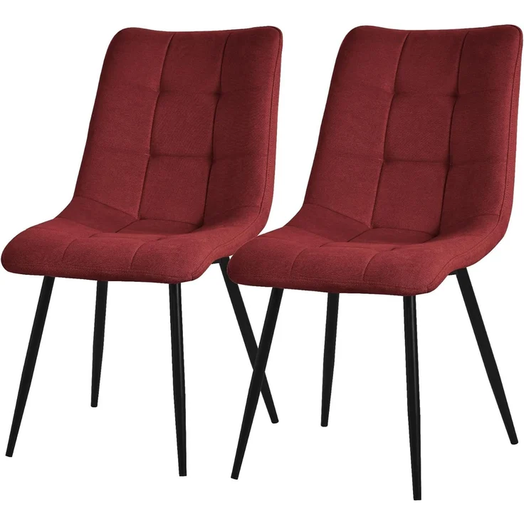 ML-DESIGN Stuhl Esszimmerstühle mit Rückenlehne moderne Design Lounge Küchenstühle (2 St), Polsterstuhl Esstischstühle 2er Set Küchenstuhl Polyester bis 120kg – Bild 1