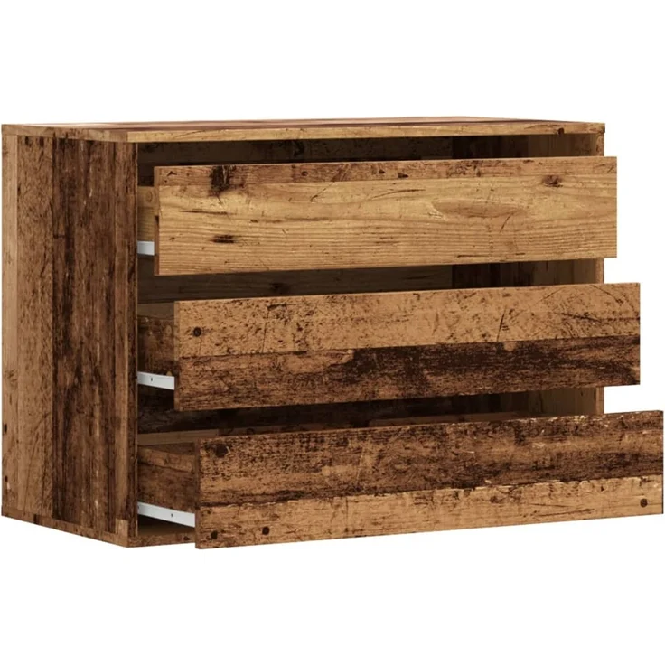 vidaXL Kommode Altholz-Optik 80x41x58 cm Holzwerkstoff 852859 – Bild 5