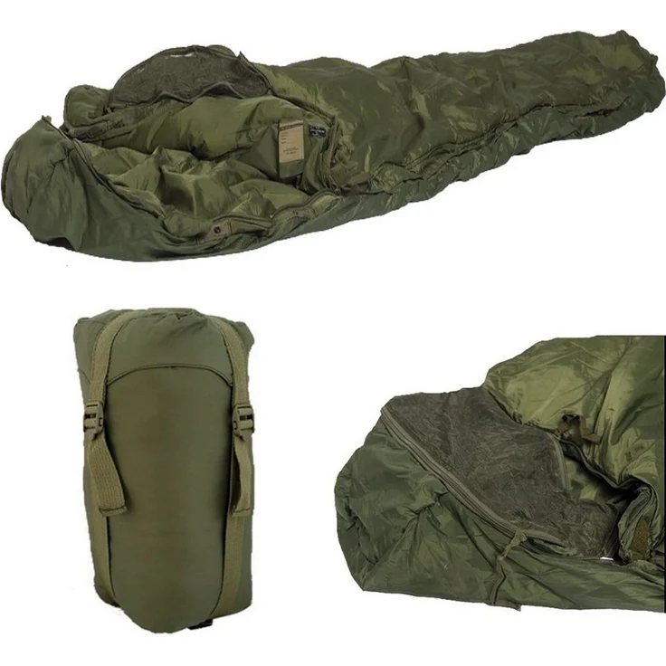 Mil-Tec Schlafsack Militär Schlafsack Tactical mit Packsack, Kälteisolierend – Bild 3