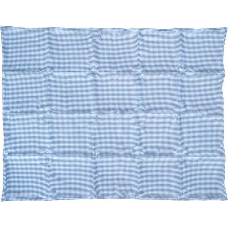 Tavolinchen Baby-Daunen-Decke "TwistKaro" Babydecke, Kinderdecke, Daunendecke, Bettdecke - bleu - 100/140 – Bild 1