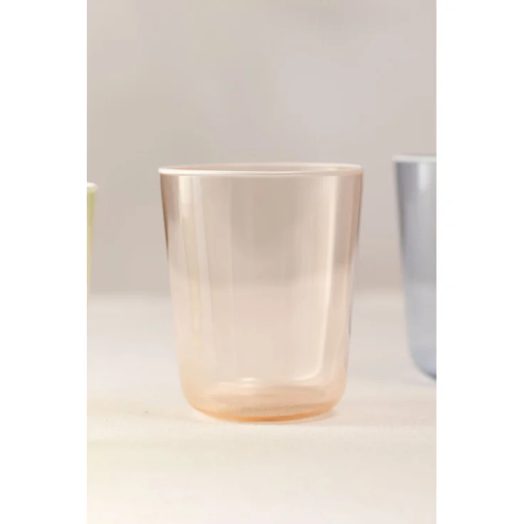 Hermia Concept 'Colore 315' Gläser-Set (4-teilig), Lachs / Gelb, 8 x 8 x 9,5 cm, 315 ml – Bild 4