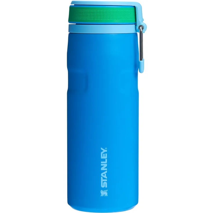 Stanley 1913 IceFlow Bottle Twist Flip 0.47L - Kühlt 12 Stunden - 3 Tage Eisgekühlt - Spülmaschinenfest - Recycelter Edelstahl - BPA Frei - Doppelwandige Vakuumisolierung - Orange Sherbert