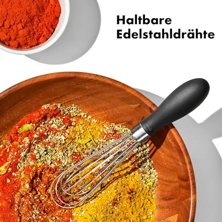 OXO Good Grips Schneebesen, kompakte Größe von 18,5 cm – Bild 4