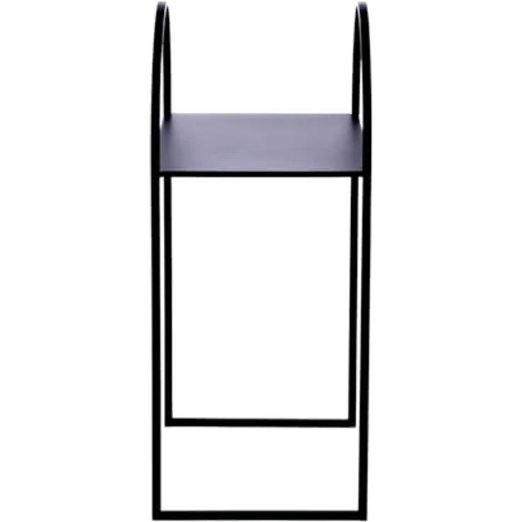 Casablanca 2er Set Beistelltisch Lokko - Glas und Metall - schwarz - Höhe 70cm x Breite 40cm – Bild 8