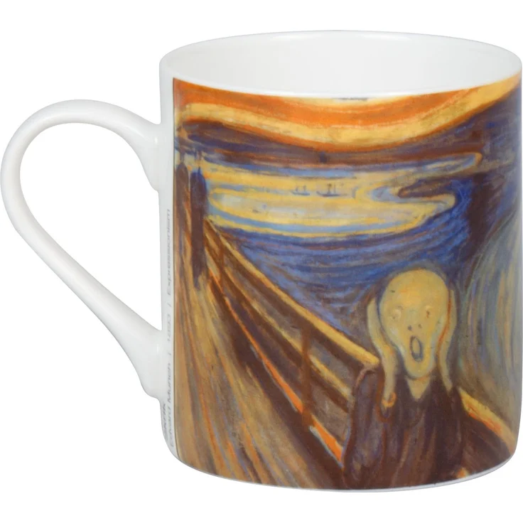KÖNITZ Becher 1150043052 ARTselection Schrei by Edvard Munch, 400 ml, Bone China Porzellan – Bild 6