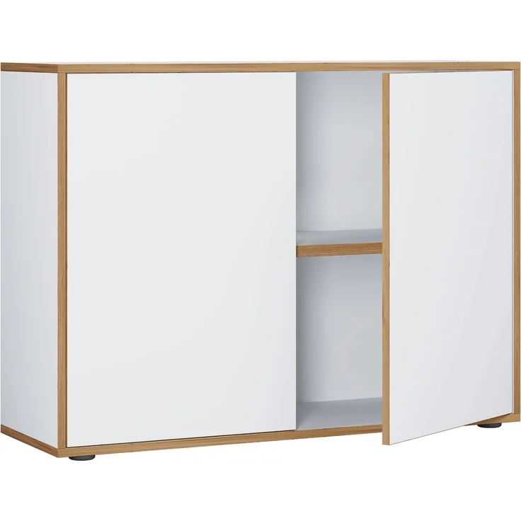 VCM Büroschrank Salia 920722 Weiß H. 74 x B. 100 x T. 33 cm – Bild 2