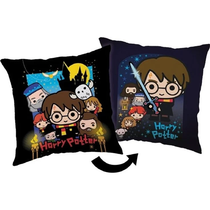 Harry Potter Kopfkissen (1 Stück) Premium Dekokissen mit beidseitigem Digitaldruck – Bild 2