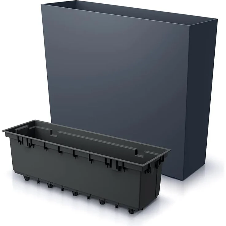 Prosperplast Blumentopf, Blumentopf Balkonkasten Urbi Case Tower – Bild 2