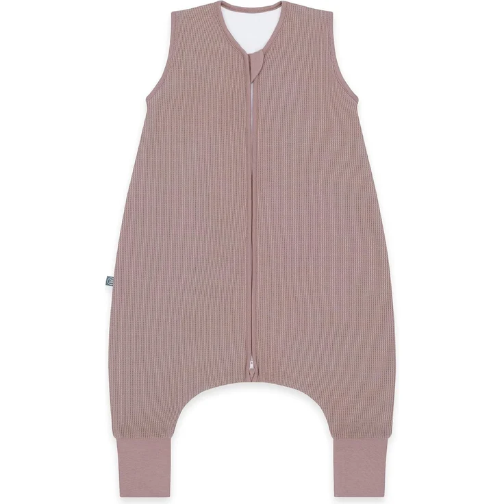 emma & noah Baby Schlafsack mit Füßen 1.0 TOG, Ganzjahres Schlafsack mit Beinen für den Frühling, Sommer und Herbst, 100% Bio-Baumwolle, OEKO-TEX Zertifiziert (Essential Berry, 90 cm) – Bild 1