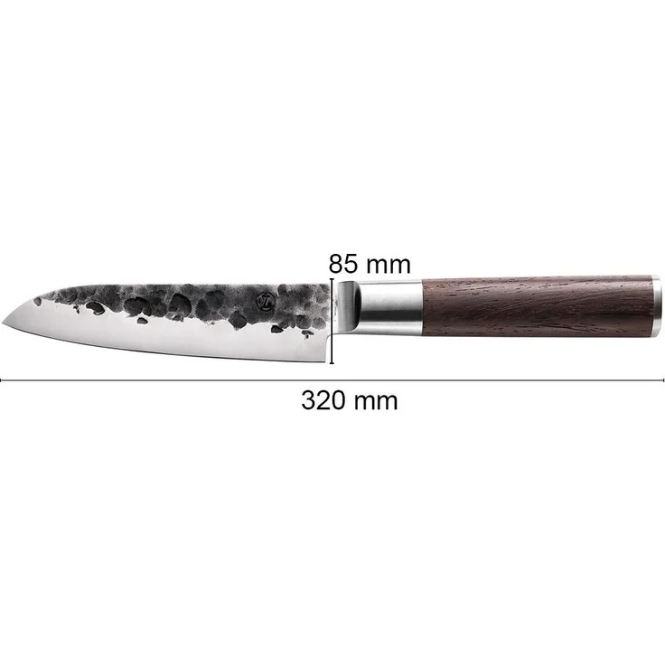 Zassenhaus 'KYOTO' Santokumesser, Stahl Braun, 13cm – Bild 3