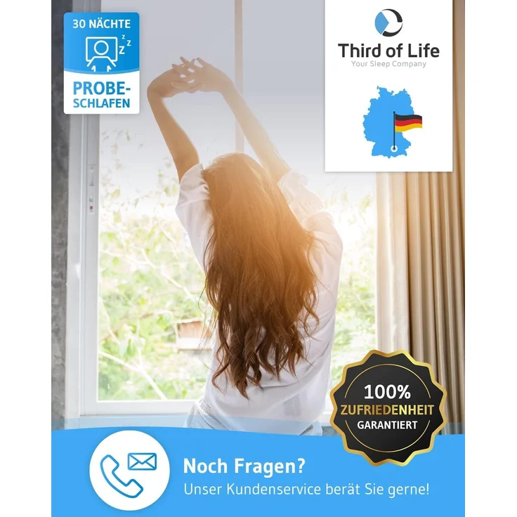 Seitenschläferkissen GIANFAR QuickDry mit Nackenbogen aus Visco Schaum mit Ultrafresh-Technologie – Bild 7