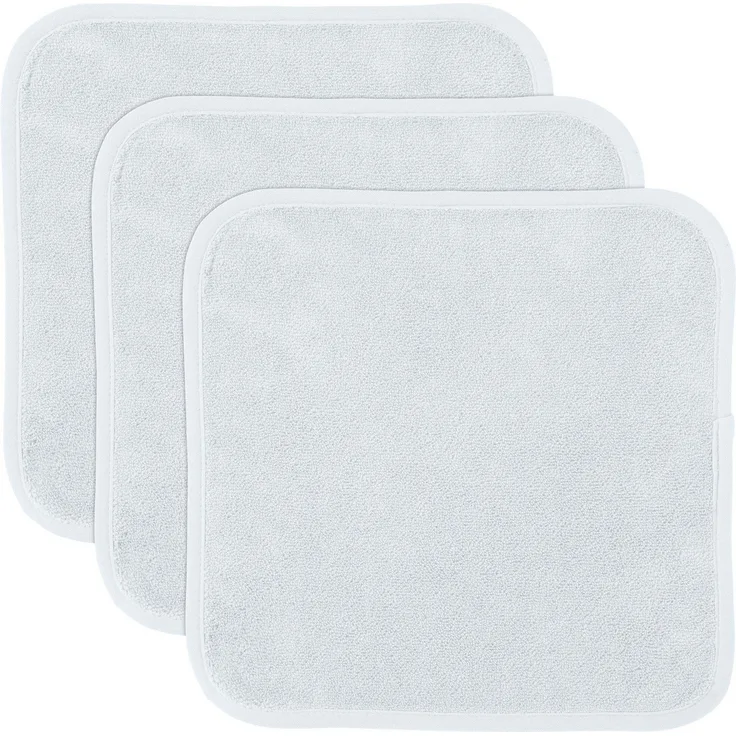 Erwin Müller Seiftuch Abschminktuch 3er-Pack, Microfaser (3-St), Microfaser Uni