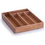 zeller Besteckkasten BAMBUS BHT 34x5x26 cm braun