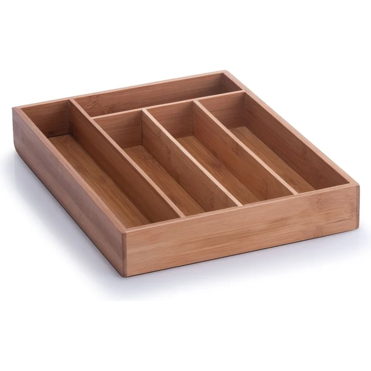 zeller Besteckkasten BAMBUS BHT 34x5x26 cm braun