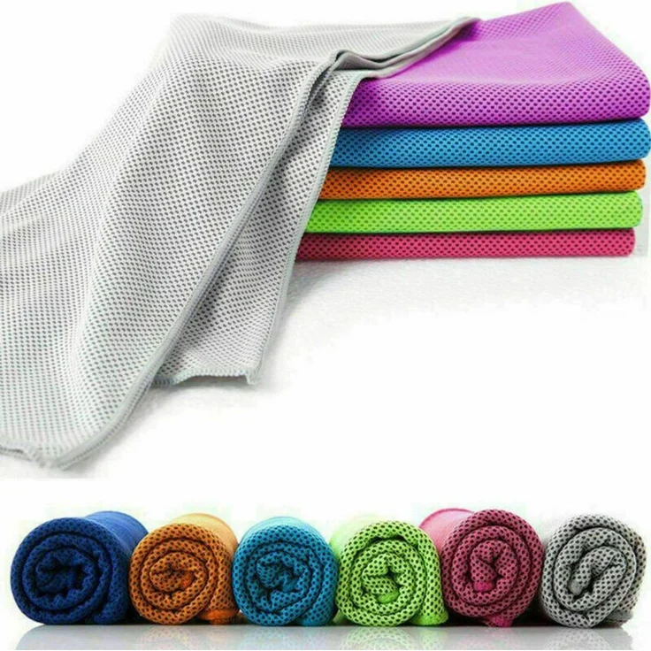 FELIXLEO Sporthandtuch Kühlendes Handtuch 12er Set Kühltücher Sport Cooling Towel für Yoga – Bild 2