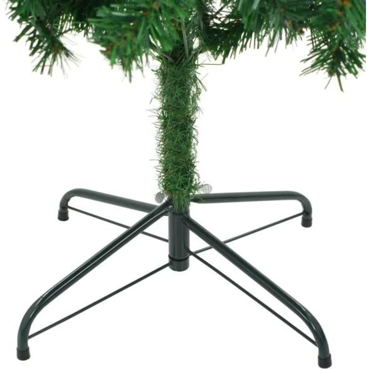 vidaXL Künstlicher Weihnachtsbaum Stahl-Ständer 210 cm 910 Zweige [60176] – Bild 3