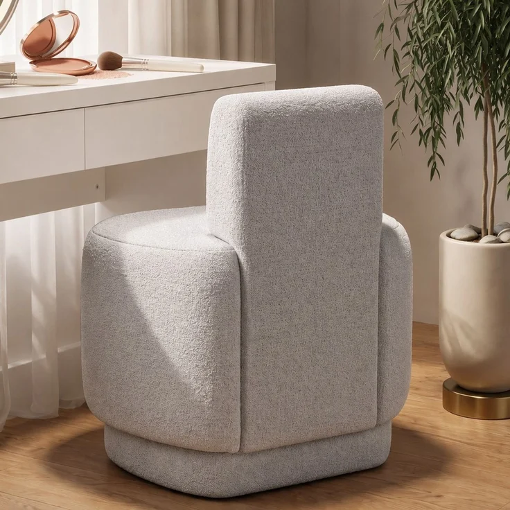 Hanah Home 'Guess - Light Grey' Ohrensessel, Hellgrau, 51 x 63 x 63 cm – Bild 4