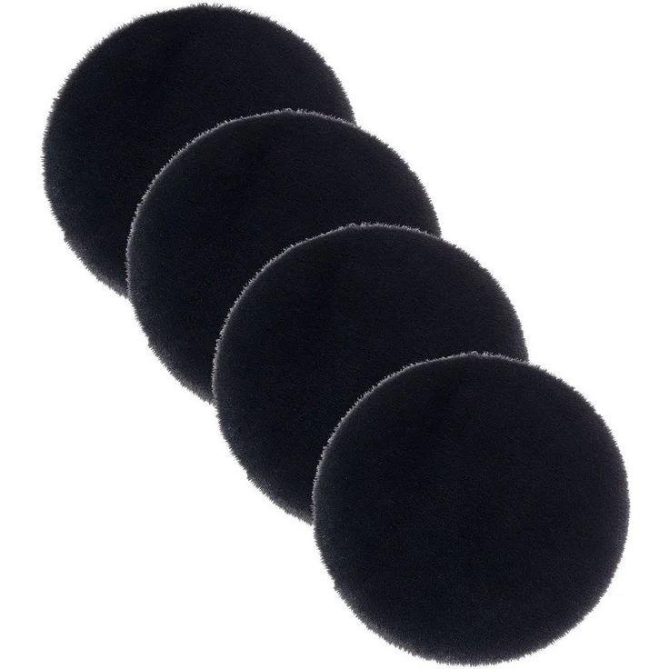 ASTRA Teppich Elda, rund, Höhe: 13 mm, runde Dekofelle im 4 er Set, kuschelweich, Wohnzimmer, Kinderzimmer – Bild 4