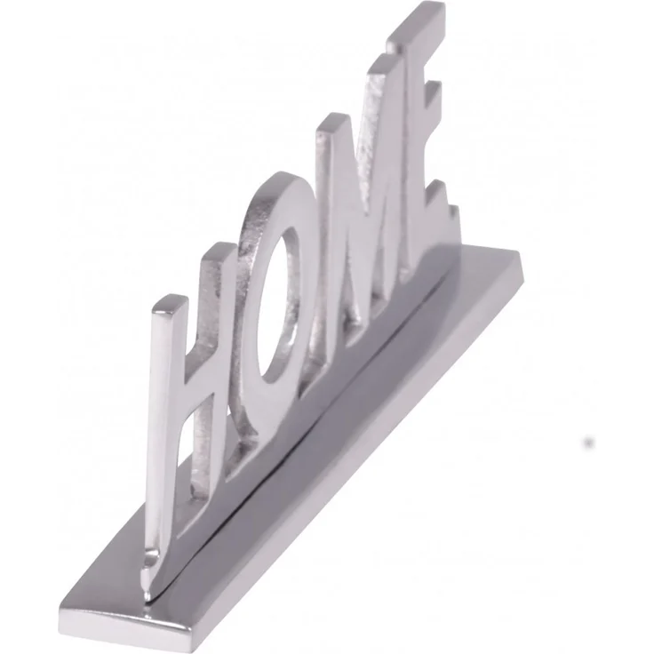 Dekofigur >Home I< (L/B/H: 22x7x4 cm) in Silbern aus Aluminium - 22x7x4 (LxBxH) – Bild 5