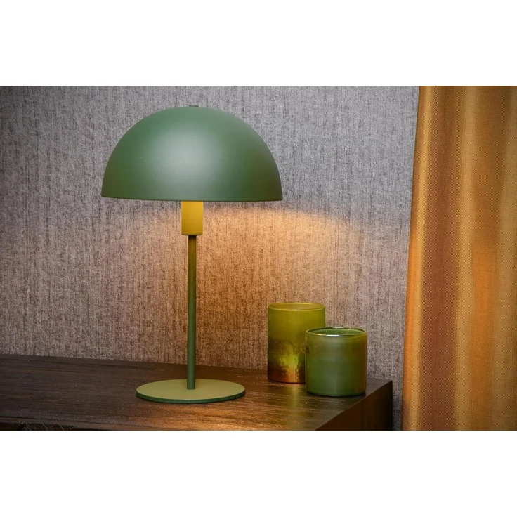LUCIDE SIEMON - Tischlampe - Ø 25 cm - 1xE14 - Grün – Bild 5