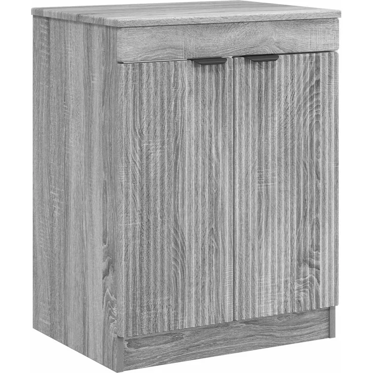 vidaXL Waschbeckenschrank Grau Sonoma 54 x 41 x 100 cm Holzwerkstoff 3404228 – Bild 4