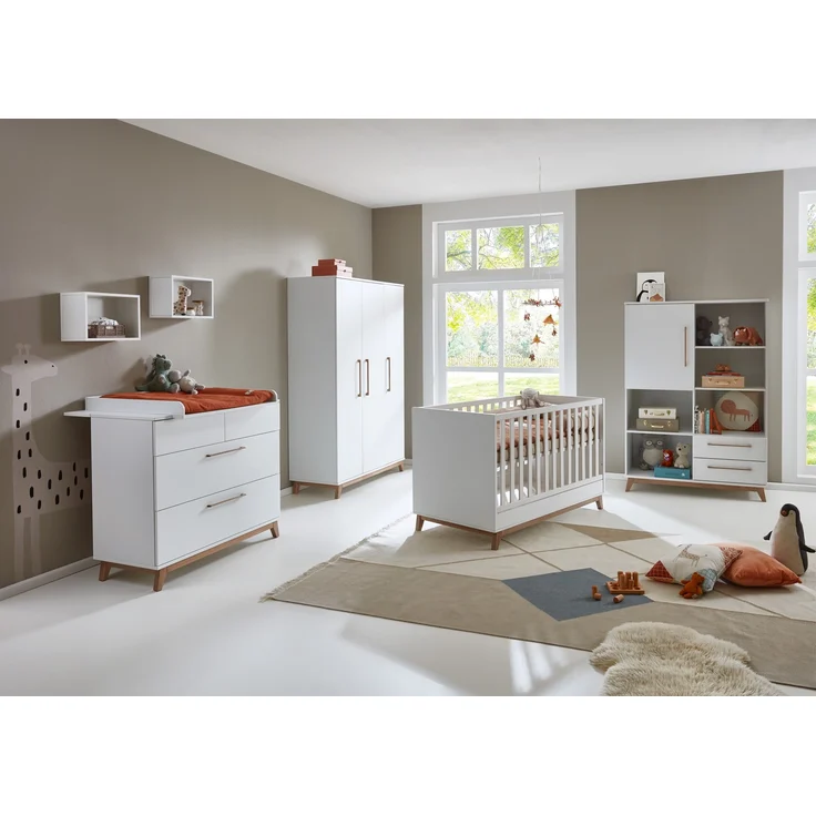 Wandregal »Lina« 2er-Set, (B/H/T): je 40/28/20 cm, Kreideweiß, Arthur Berndt – Bild 5