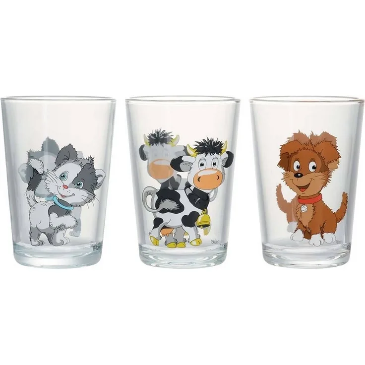 Ritzenhoff & Breker 1x HOFTIERE Kinderbecher Set 3-teilig