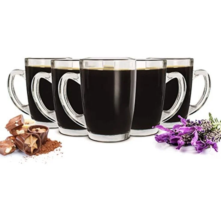 6 Espresso Gläser 90ml Espressotassen Tasse Espressoglas Kaffeegläser Espresso – Bild 1