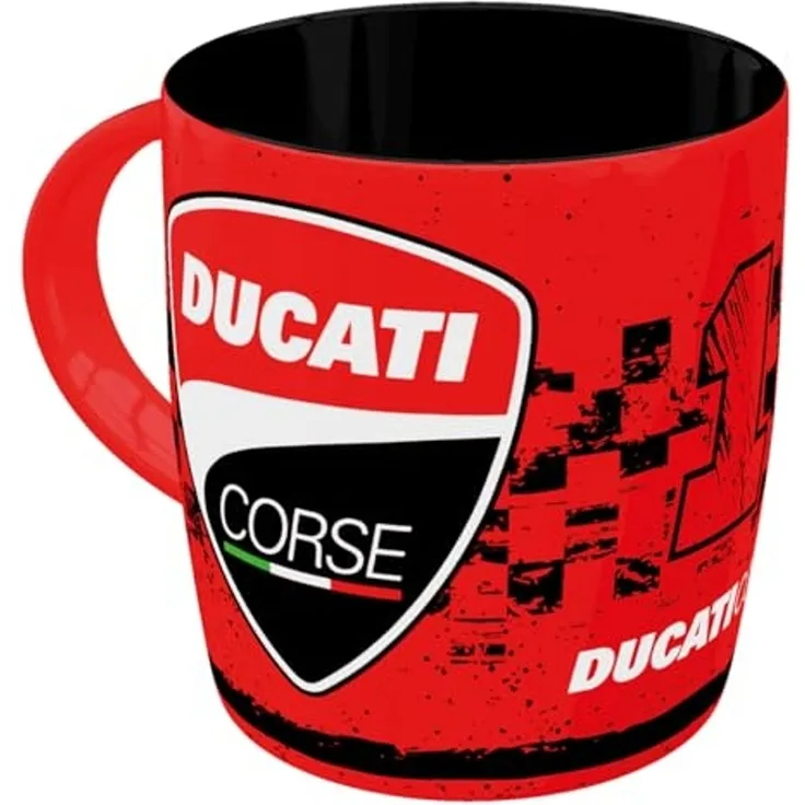 Nostalgic-Art Tasse Kaffeetasse - Ducati Corse - Logo Racing